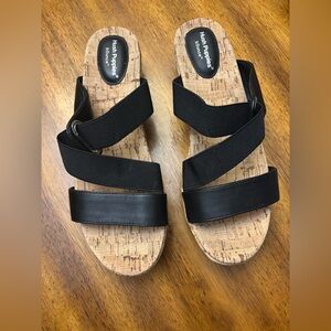 Hush Puppies Women's Black Strappy Sandals